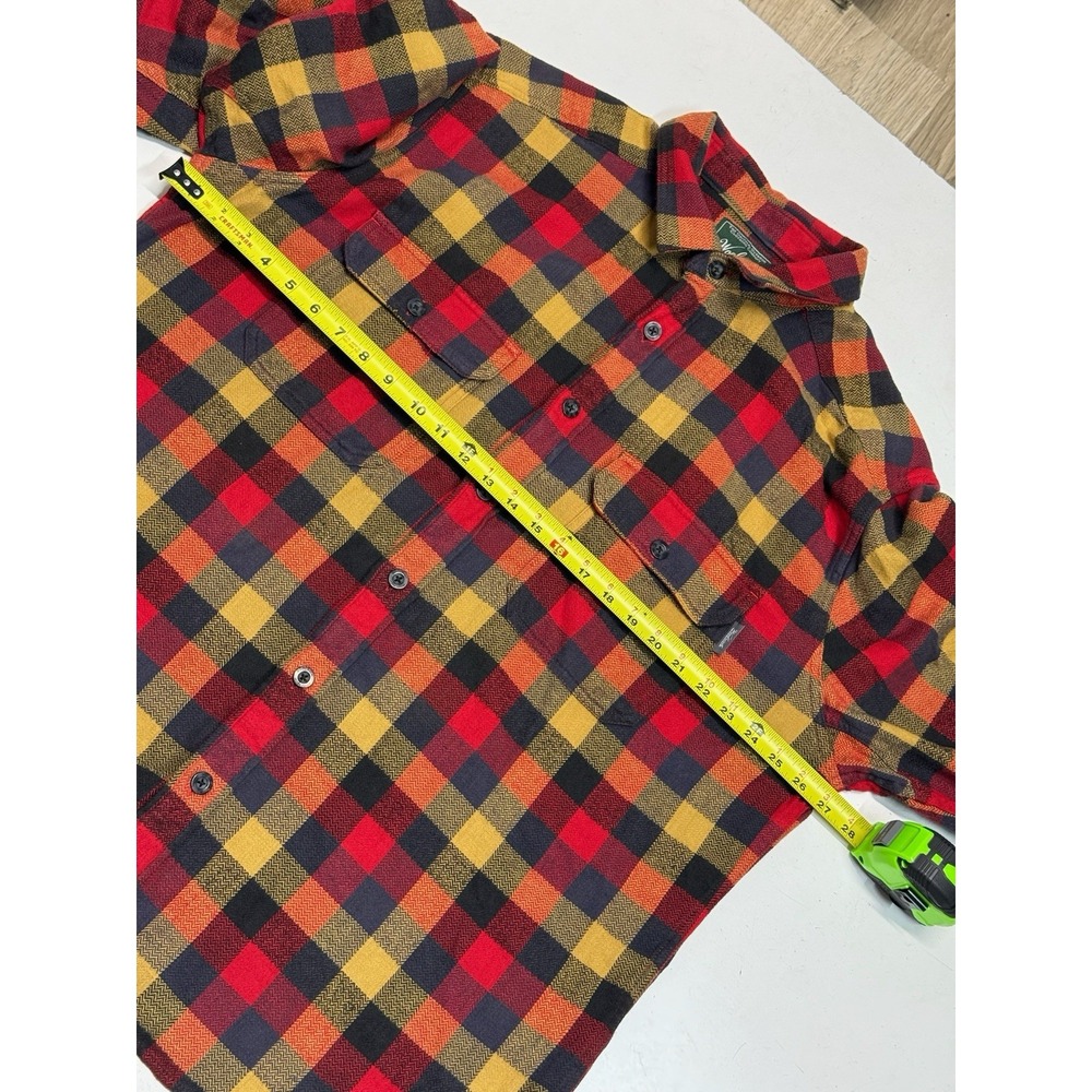 Woolrich Shirt Xl Flannel Yellow Red Plaid Outdoor Mountain Work Lumberjack‎ Men